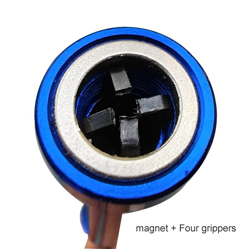 Tubo flessibile pieghevole della raccoglitrice flessibile magnetica dell'Quattro-artiglio dello strumento dell'arraffone con le luci del LED