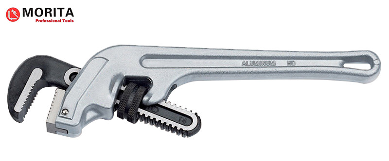 Lega di alluminio inclinata di alluminio della chiave stringitubo, Cr-Vsteel 10&quot;, 14&quot;, 18&quot; inclinazione di 45-grado adatta a spazi stretti