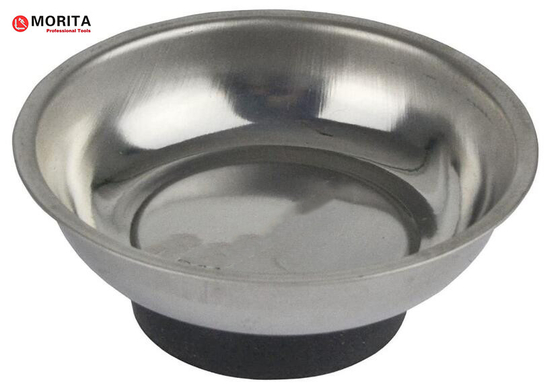 Strumenti idraulici Tazza magnetica rotonda di acciaio inossidabile di diametro 150 mm Porta bulloni, dadi, viti e parti