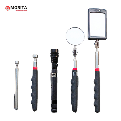 Grabber Tool set utensili idraulici raccogliere luci a LED specchi telescopici torcia elettrica argento nero
