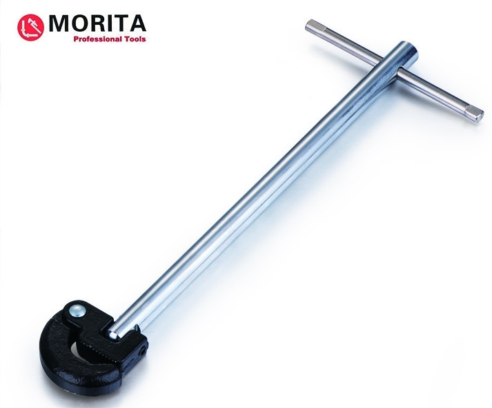 280mm/11" chiave per tubi di vasca auto-regolabile in 180 gradi gamma di acciaio al carbonio cromo finitura