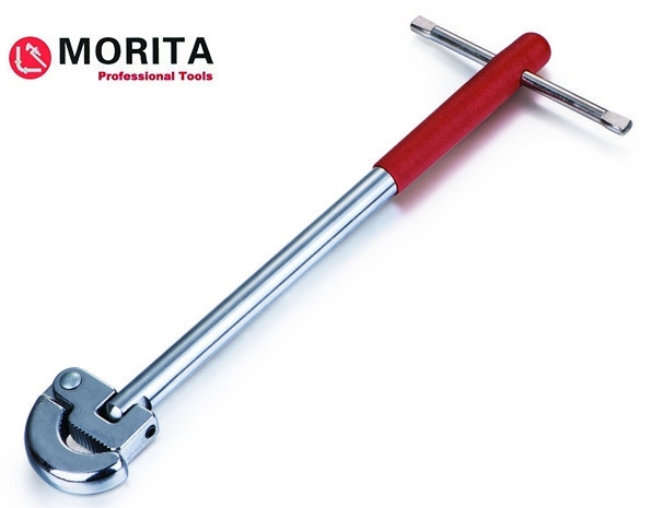 280mm/11" chiave per tubi di vasca auto-regolabile in 180 gradi gamma di acciaio al carbonio cromo finitura