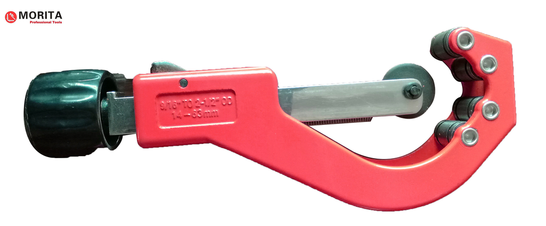 Tagliatore di tubi Tagliatore di tubi 14-63 mm Lega di zinco per il corpo, Gcr15 per regolazione della lama di rotolo Coper Al tubo di acciaio a parete sottile