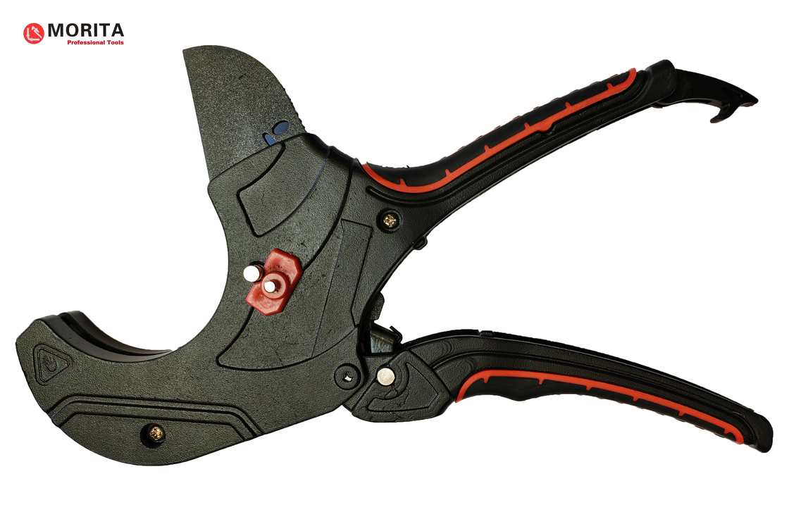 Maniglia di gomma molle 75mm del cricco della lama del teflon del corpo SK5 di Al Alloy Plastic Pipe Cutter 63mm