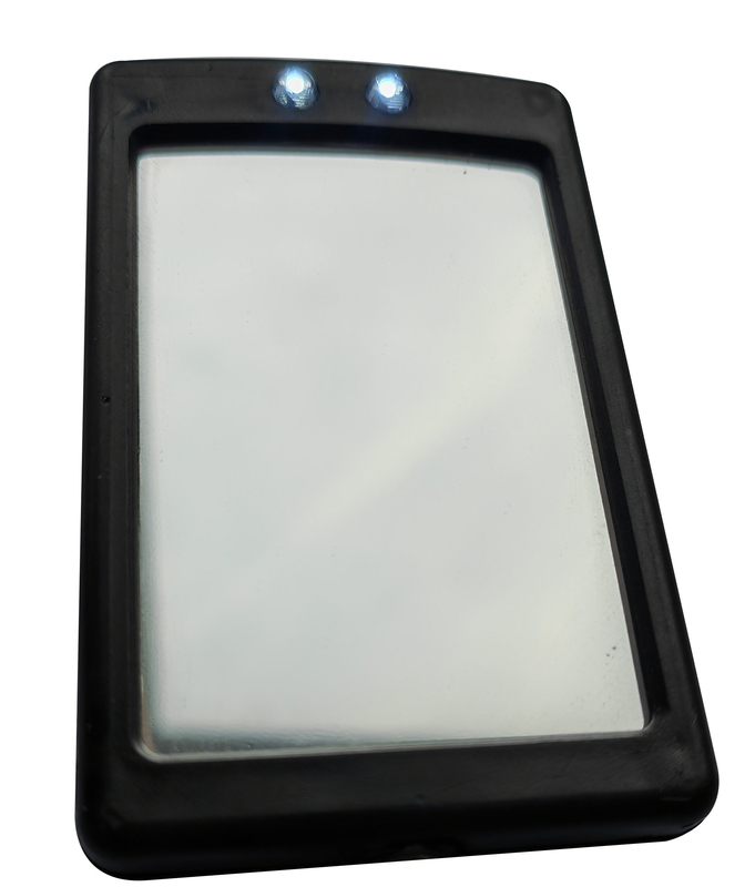 Strumenti idraulici Specchio di ispezione telescopico 65*42mm Luce LED ruotata in tutte le direzioni Acciaio inossidabile