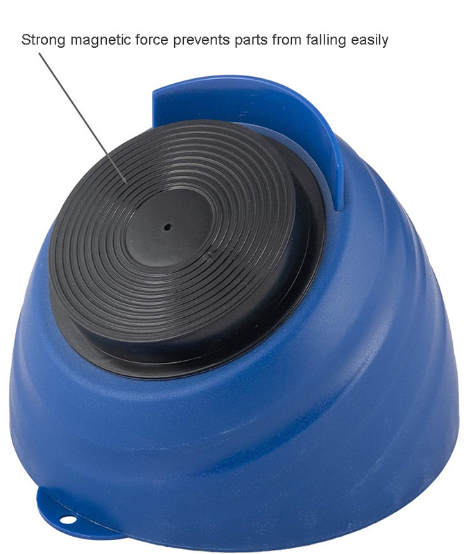 Strumenti idraulici ABS Magnetic Bowl ABS Materiale 109*78mm Tenuta bulloni, dadi, viti e parti