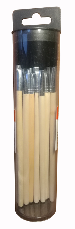 Strumenti idraulici Flusso spazzola Maniglia di legno Puglia Legno Lunghezza 195 mm 25 mm * 12 mm Applicazione di flusso o colla su giunti e fili