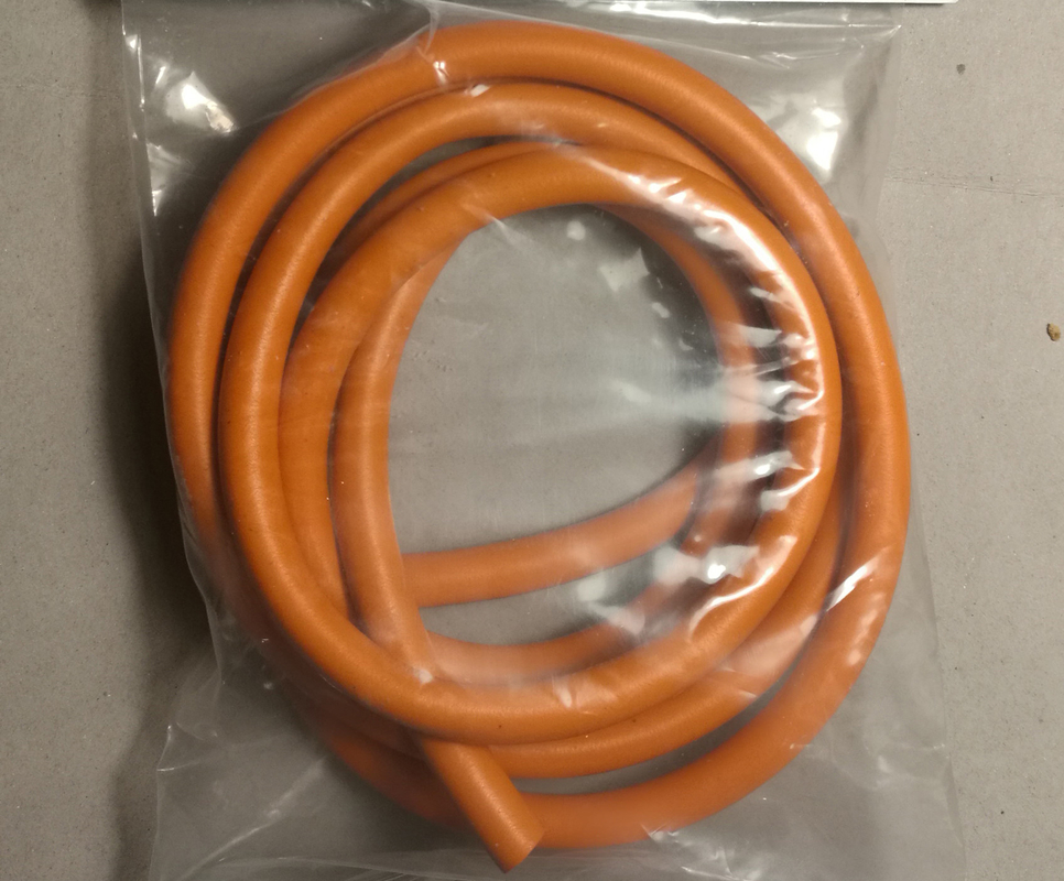 Tubo di gomma 2m I/D:1/4&quot;, O/D:3/8&quot; Strumenti idraulici Gomma naturale per manometro Stand-up U Gauge, 3 vie di prova di pressione Tee