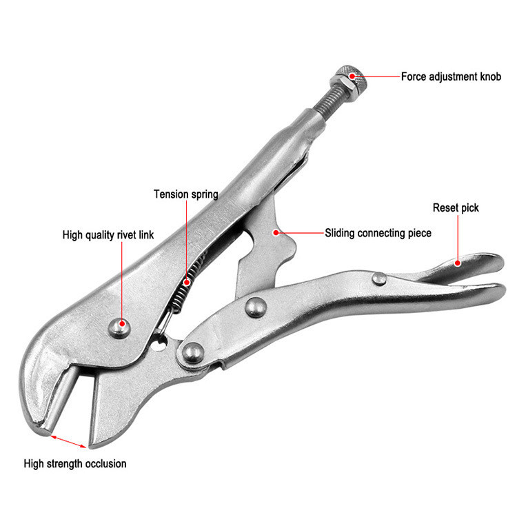 Pipe Clamp Pinch-Off Plier Acciaio al carbonio Pinch Off Rame e altri condotti senza perdite e rapidamente 7 &quot;, 10&quot;