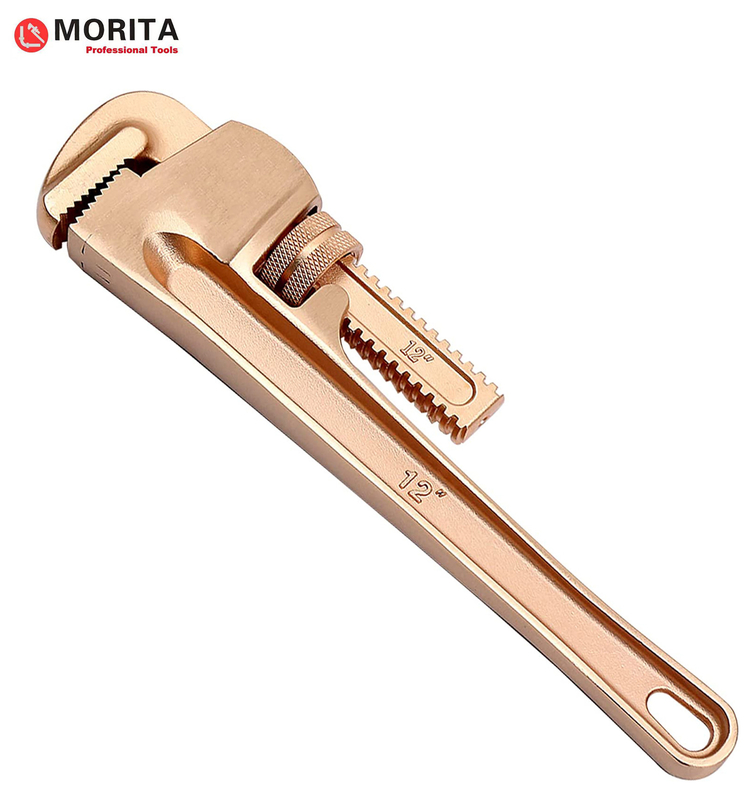 Strumenti non scintillanti chiave per tubi Berillio Bronzo o Aluminio Bronzo 8&quot;, 10&quot;, 12&quot;, 14&quot;, 18&quot;, 24&quot;, 36&quot;, 48&quot;