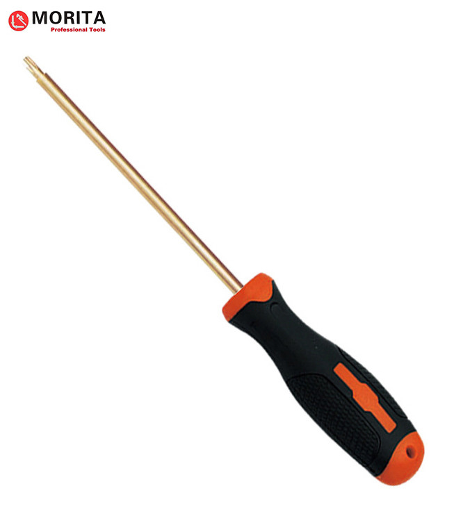 Strumenti non scintillanti cacciavite Phillips, Pozi, Torx Berillium Bronzo o Aluminio Bronzo durezza fino a HRC30